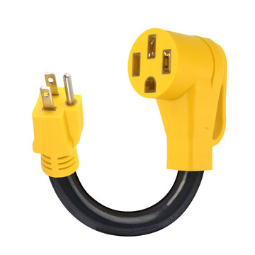 12" RV Power Adapter | 5-15P to 14-50R ETL Cord 125V/1875W